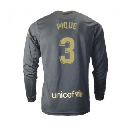 Fußballtrikots FC Barcelona Gerard Pique 3 Auswärts Trikotsatz 2020-2021 Langarm